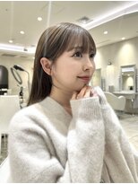 ザック ヴィ(ZACC  vie)&nbsp;小顔お顔周りカット/ヘーゼルベージュ