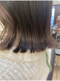 切りっぱなしボブ