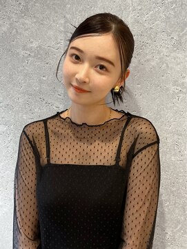アース 三軒茶屋店(HAIR&MAKE EARTH) 三軒茶屋_レディース_ヘアアレンジ_ヘアセット_タイト_小顔