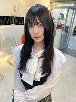 アリー(ally) 中性ウルフロングレイヤーカットロングウルフカット姫カット