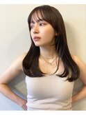 ストレートでも巻いてもどちらもめっちゃ可愛い!2wayレイヤー