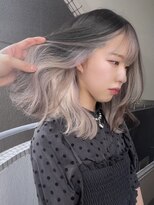 イエナ 渋谷(IENA)&nbsp;ミルクティーインナーカラー　デザインカラー　ハイトーンカラー