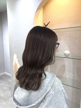 カラークチュール(Color Couture) ブラウンカラー/ホブルフ/ネビージュ/小顔に見せるヘア/ワンレン