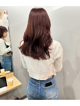 カミエ(kamie) ＊ピンクカラー ブリーチなしダブルカラー 神戸／三宮／上田一眞