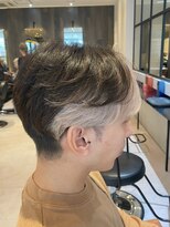 ダブル(W)&nbsp;メンズ/バングカラー/ブリーチカラー/韓国スタイル