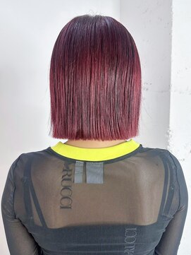 アルバム 新宿(ALBUM SHINJUKU) 似合わせカットアプリコットオレンジメルティカラー_ba538551