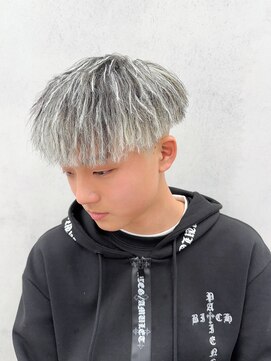 ルースト 西院店(ROOST) パイルツイスト×ホワイトハイライト