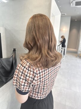 カケル(×.) 韓国風レイヤー／ミルクティーベージュ