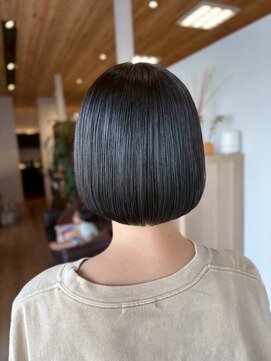 アパートメントヘアー 佐賀/ボブ/黒髪/髪質改善/30代/40代/50代