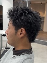 ゴート(GOATO)&nbsp;スパイキーショート くせ毛 短髪 鹿児島メンズ