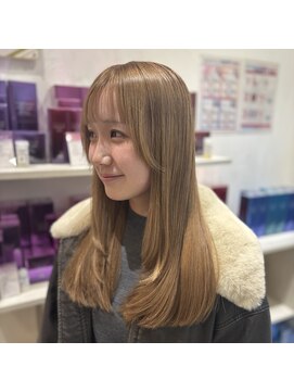 アッシュ 中目黒店(Ash) ブリーチ1～2回のミルクティーベージュ！