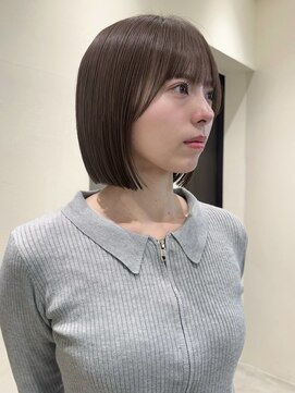 ビューギンザ(VIEW GINZA) ストレート&外ハネスタイリングもできる顎下2cmボブ♪