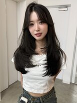 リヴ(LIV) レイヤーカット/ダークグレー