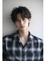 ベル 表参道Terrace(Belle) フェザーパーマ/センターパート/ツーブロック/シャドウパーマ