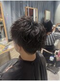 【メンズパーマ】ゆるめのパーマでナチュラルにかっこいい◎