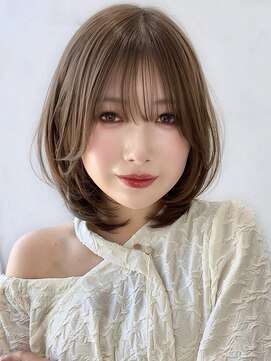 セイドット オモテサンドウ(Say. omotesando) Say.レイヤーミディアムハッシュカット顔周りカットレイヤーボブ