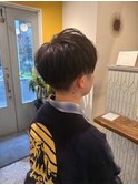 刈り上げセンターパート/波巻きツイストスパイラル/武蔵小杉