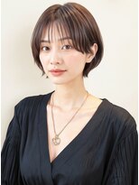 カバーヘア ブリス 志木南口駅前店(COVER HAIR bliss)&nbsp;くびれレイヤー/丸みショートボブ似合わせカット春カラーp志木