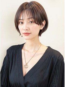 カバーヘア ブリス 志木南口駅前店(COVER HAIR bliss) くびれレイヤー/丸みショートボブ似合わせカット春カラーp志木