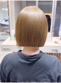 髪質改善ボブ縮毛矯正ミディアムレイヤー似合わせカット門前仲町