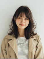 アノ 渋谷(ano)&nbsp;渋谷/ミルクティーブロンド/ダークブルー/デジタルパーマ