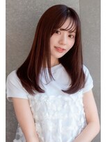 ロンドグロワール 大宮(Lond Gloire)&nbsp;韓国風レイヤーカット/顔周りカット/ミルクティーベージュ/大宮