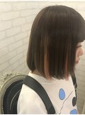 インナーカラーボブbyLisa【Amanhair吉祥寺】