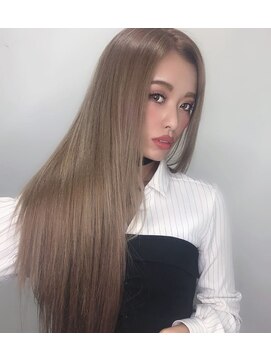 ローレン ウィズ(ROLLEN Wiz) グレージュカラー×シールエクステ