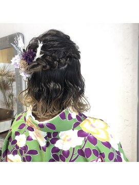 ラファンス イマザト(LaFENCE IMAZATO) 袴×ヘアアレンジ　ヘアセット　卒業式　成人式　デジタルパーマ