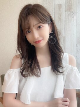 アフロート ディル(AFLOAT D'L) 20代30代40代大人可愛いAラインボブベージュ抜け感くすみカラー