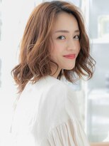 カバーヘア 上尾西口店(COVER HAIR)&nbsp;韓国風アシンメトリー抜け感エアリーミディb上尾20代30代40代