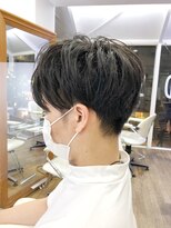 ヘッズ 本八幡店(HEADS)&nbsp;かき上げヘア　ニュアンスマッシュ　サイドパート　韓国マッシュ