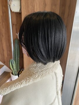 アヴァンス 天王寺店(AVANCE.) ショート×ブルーブラック