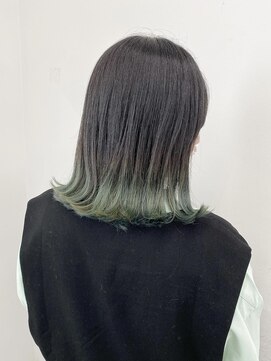 アライブ キチジョウジ(ALIVE Kichijoji) 【ALIVE吉祥寺】グリーングラデーションカラーボブ