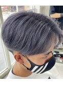 パープルシルバーカラー