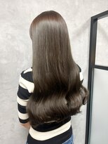 バブルス 新所沢店(BUBBLES)&nbsp;重めウェーブ×グレージュ