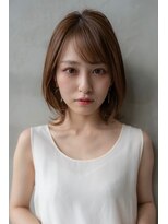 ドットハリス(.Hallis)&nbsp;ふんわりカール/ミディアム/ヘルシースタイル/原宿/表参道