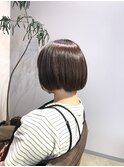 梅雨時期お悩み改善ショートスタイル×アースカラー×小顔艶ボブ