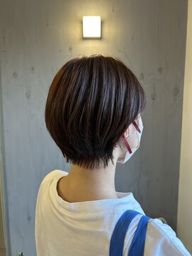 アパートメント 下関垢田店(APARTMENT) 丸みショート/髪質改善縮毛矯正/髪質改善/韓国風/韓国ヘア