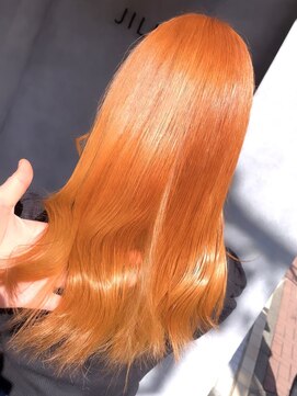 ナンバー ジルバ 立川(N° jillva) オレンジカラー【立川ブリーチ】