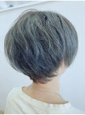 マッシュグラ×ブルーグレージュ