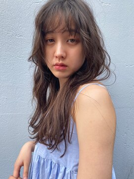 ネオリーブ アンド 渋谷店(Neolive &) イメチェン/ホワイトブロンド/外ハネボブ/美髪/ワイドバング