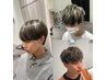 ☆店長指名☆メンズカット＋何でもパーマ＋金メッシュハイライト