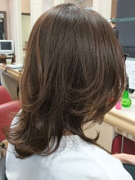 ヘアークリアー 春日部 ミセス 大人可愛い30代40代50代 ふんわりミディアムレイヤー