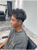 ランダム無造作パーマ