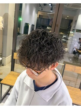 アール(ART) 波巻き×スパイラルパーマ×マッシュ