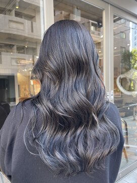 キャンバス 川崎(canvas.) アッシュグレー/レイヤーカット／髪質改善／川崎