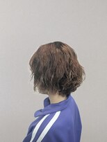 ウシワカマルエムティードット(USHIWAKAMARU MT.)&nbsp;ウェーブパーマ×ショートボブ