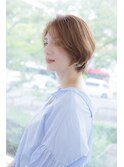 大人可愛い小顔ショートカット