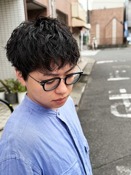 スウェル 柏店(Swell) #ベリーショート#ダークアッシュ#ニュアンスパーマ#韓国マッシュ